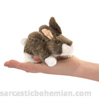 Folkmanis Mini Cottontail Rabbit Finger Puppet One Size Multicolor B07DK3VQMK